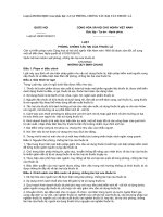 LUẬT PHÒNG, CHỐNG TÁC HẠI CỦA THUỐC LÁ