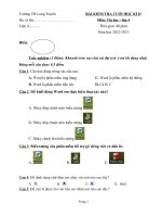 bai tin hoc lop 4 cuoi hoc ky II