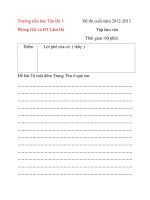 đề thi lớp 5 môn tập làm văn