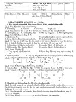 đề kiẻm tra học kì 2 lý 7