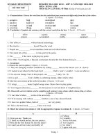 Mock Test of Term II (class 11)