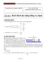 Kích thích dao động bằng va chạm