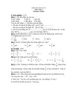 Đề tham khảo Kì 2 toán 6 Số 1