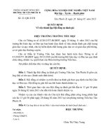 QĐ thành lập HĐ Tự đánh giá