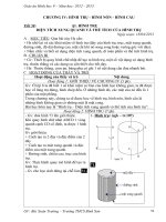 GIÁO AN CHƯƠNG IV HÌNH HỌC 9 ĐỦ 70 TIẾT