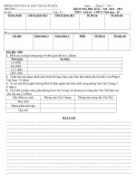 Đề thi Lịch Sử 8 HKII hay