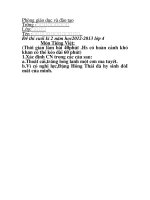 Bài thi cuối học ki2