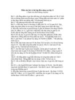 10 bài tập tham khảo hóa 11 nâng cao