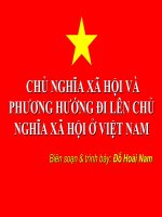 Bài giảng về Chủ nghĩa Xã hội