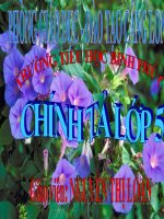 chinh ta lop 5 sang nam con len bay