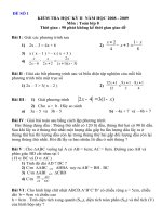 TONG HOP DE THI HOC KI II LOP 8