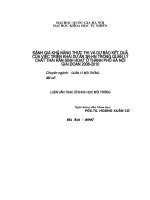 Luận văn thạc sỹ: Đánh giá khả năng thực thi và dự báo kết quả của Dự án 3RHN trong quản lý chất thải rắn sinh hoạt ở Thành phố Hà nội giai đoạn 20062010