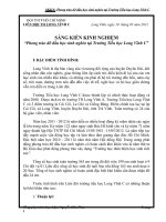 SÁNG KIẾN KINH NGHIỆM ĐỠ ĐẦU HS NGHÈO VƯỢT KHÓ