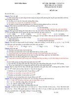 Thi HKII - VËt Lý 11