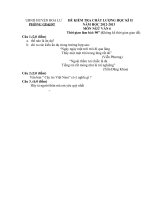 de thi mon van 6 cuoi hoc ki 2