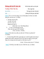 Đề thi học sinh giỏi ngữ văn 6