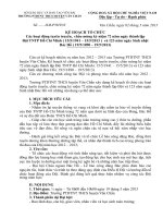 Kế hoạch tổ chức Đại hội CNBH