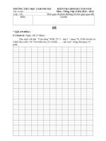 De thi cuoi nam TV5 (Viet) - Tho