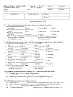 Đềthi HK2 (2011_2012) Anh 8