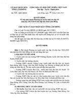 Công văn hướng dẫn tuyển sinh lớp 10 - tỉnh Lâm Đổng