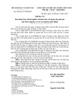 Quy chế thi nghiên cứu khoa học, kỹ thuật cấp quốc gia học sinh trung học cơ sở và trung học phổ thông