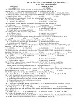 một số đề thi thử tốt nghiệp năm 2013