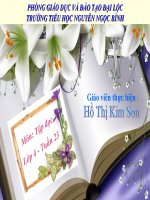 Tập đọc tuần 23: Hoa học trò