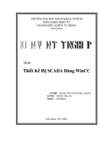 luận văn  tốt nghiệp thiết kế hệ thống SCADA dung cho wincc