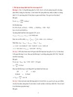 CÁC PHƯƠNG PHÁP GIẢI HÓA HỌC CHỌN LỌC