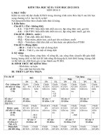 kiểm tra HK II Chuẩn( Ma trận và đáp án đầy đu)