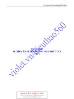 34 Chuyên đề bồi dưỡng hóa