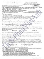 Đề thi thử vật lý lần 2 lớp thầy Phan Việt Anh