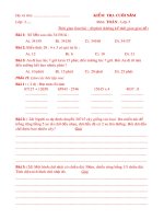 Đề thi cuối học kì 2