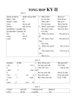 DE CUONG ON TAP TIENG ANH 3