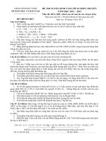 Tuyển sinh vào 10 Bắc Ninh 12-13