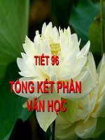 Tổng kết phần văn học có BDTD