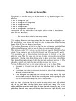 An toàn sử dụng điện