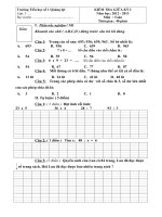 Đề thi giũa kỳ 1 - 2031
