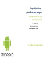 Giao diện người dùng