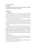 một số biện pháp đẩy mạnh kim ngạch ngành công nghiệp chế biến đồ gỗ xuất khẩu của việt nam