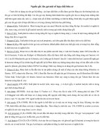 Nguồn gốc tên gọi một số chất hữu cơ