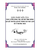 SKKN: Phương pháp kể chuyện trong dạy học Lịch sử