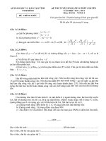 đề toán thi vào 10 chuyên vòng 1 (11-12)