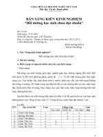 SKKN Boi duong HS chua dat chuan