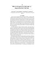 điều tra tài nguyên cây thuốc phục vụ công tác bảo tồn ở việt nam