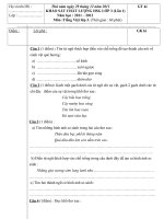 Đề KSCL học sinh giỏi lớp 5