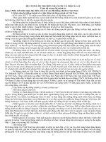 đề cương ôn thi môn nhà nước và pháp luật cho học viên trung cấp chính trị