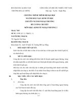 ĐỀ CƯƠNG CHI TIẾT MÔN HỌC: KINH TẾ NGOẠI THƯƠNG 2