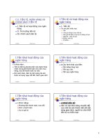 tiền tệ ngân hàng và chính sách tiền tệ