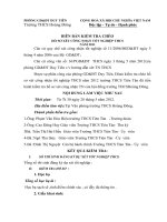 biên bản kiểm tra chéo hồ sỏ xet tốt nghiệp